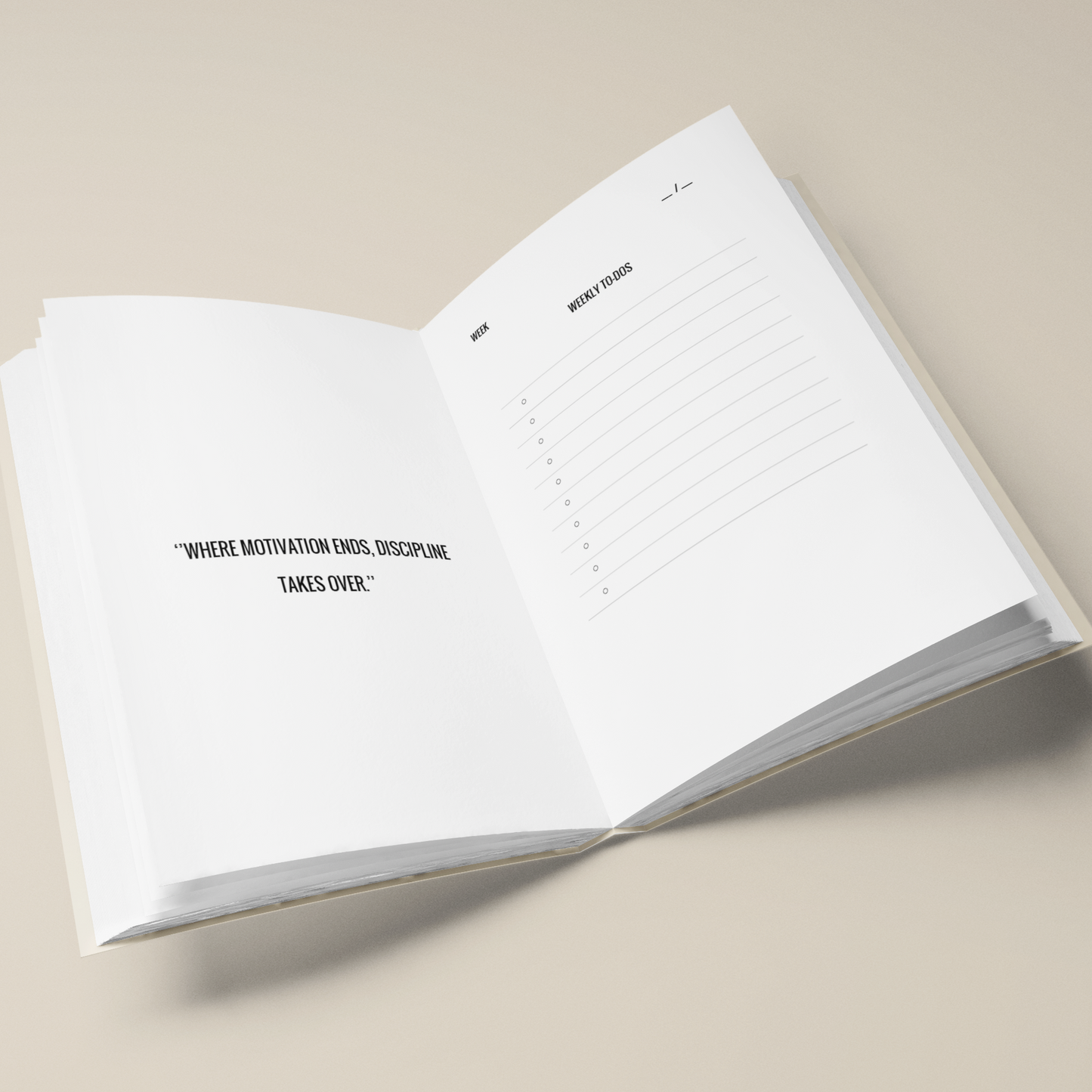 Milestone Goal Journal - Bullet Pages